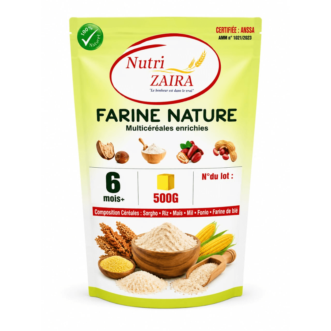Farine Nature - 500 g, face arrière
